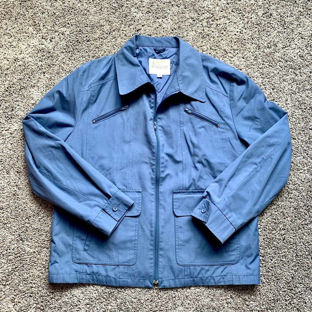 London Fog Water Repellent Grandpa Canvas Jacket